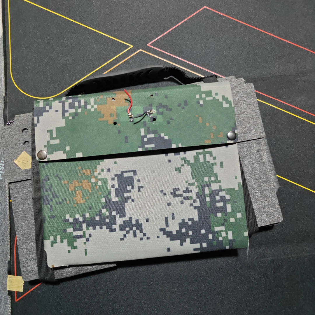 太阳能电池板60瓦军绿色