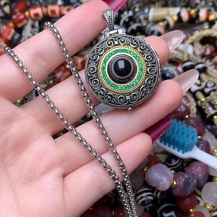 玛瑙/玉髓未镶嵌发一条