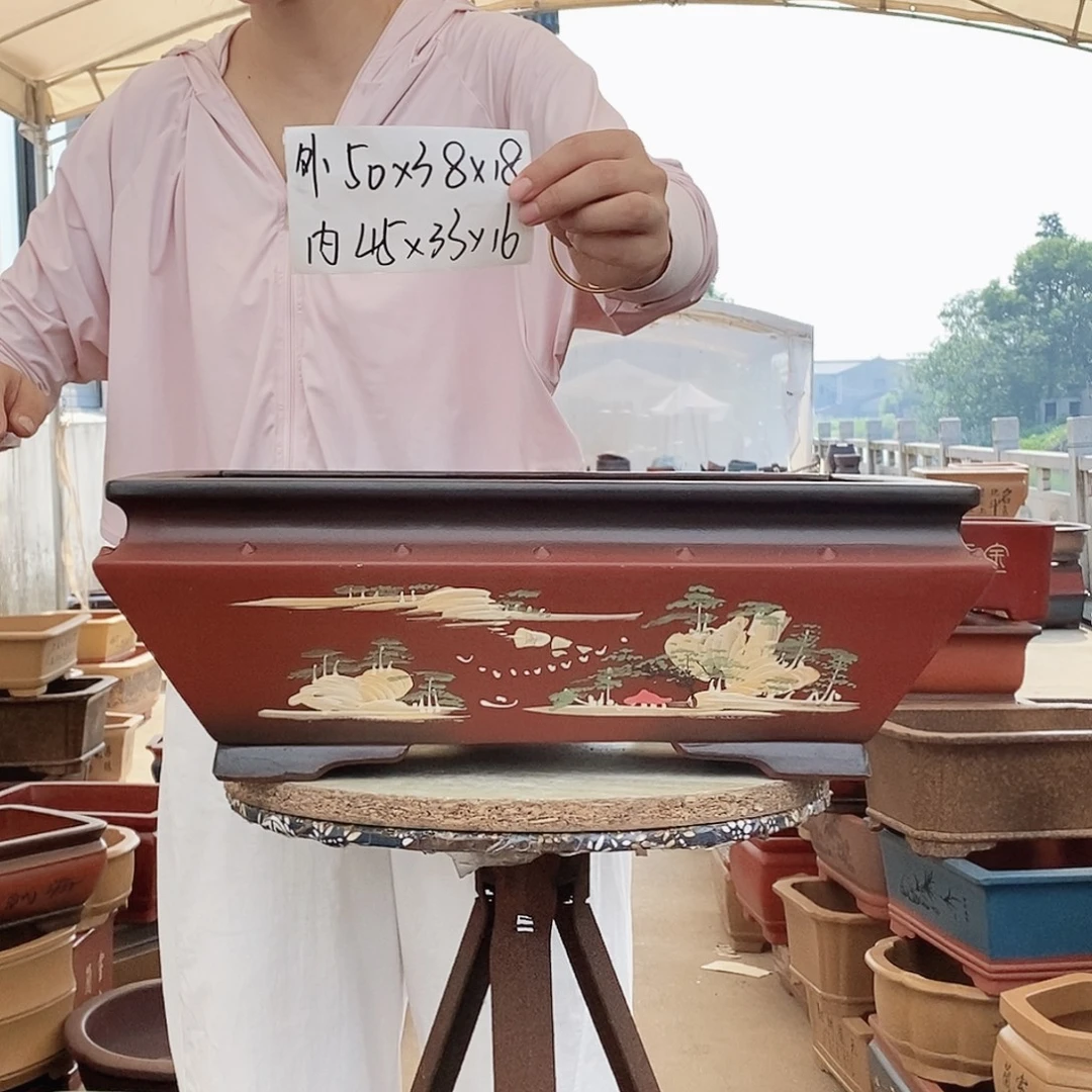 紫砂花盆紫砂花盆