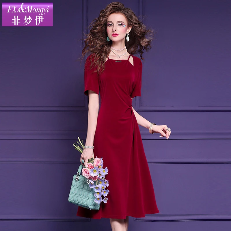 菲梦伊新款时尚连衣裙FXXL1231