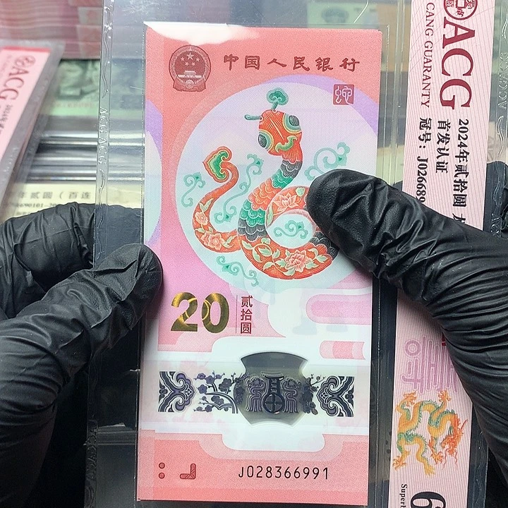 辛****局蛇年纪念钞原厂原封