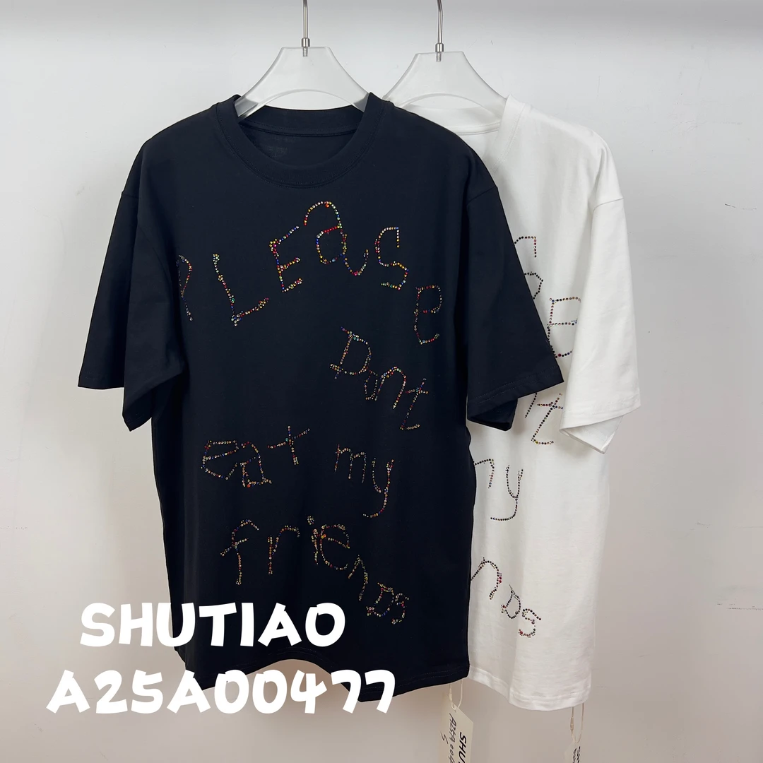 【SHUTIAO】2024秋冬：新款小众设计款T恤A25A00477