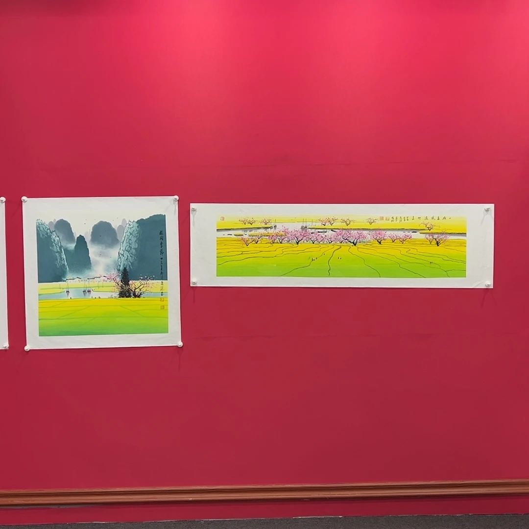 国画五**雨张泉踪2幅作品精品