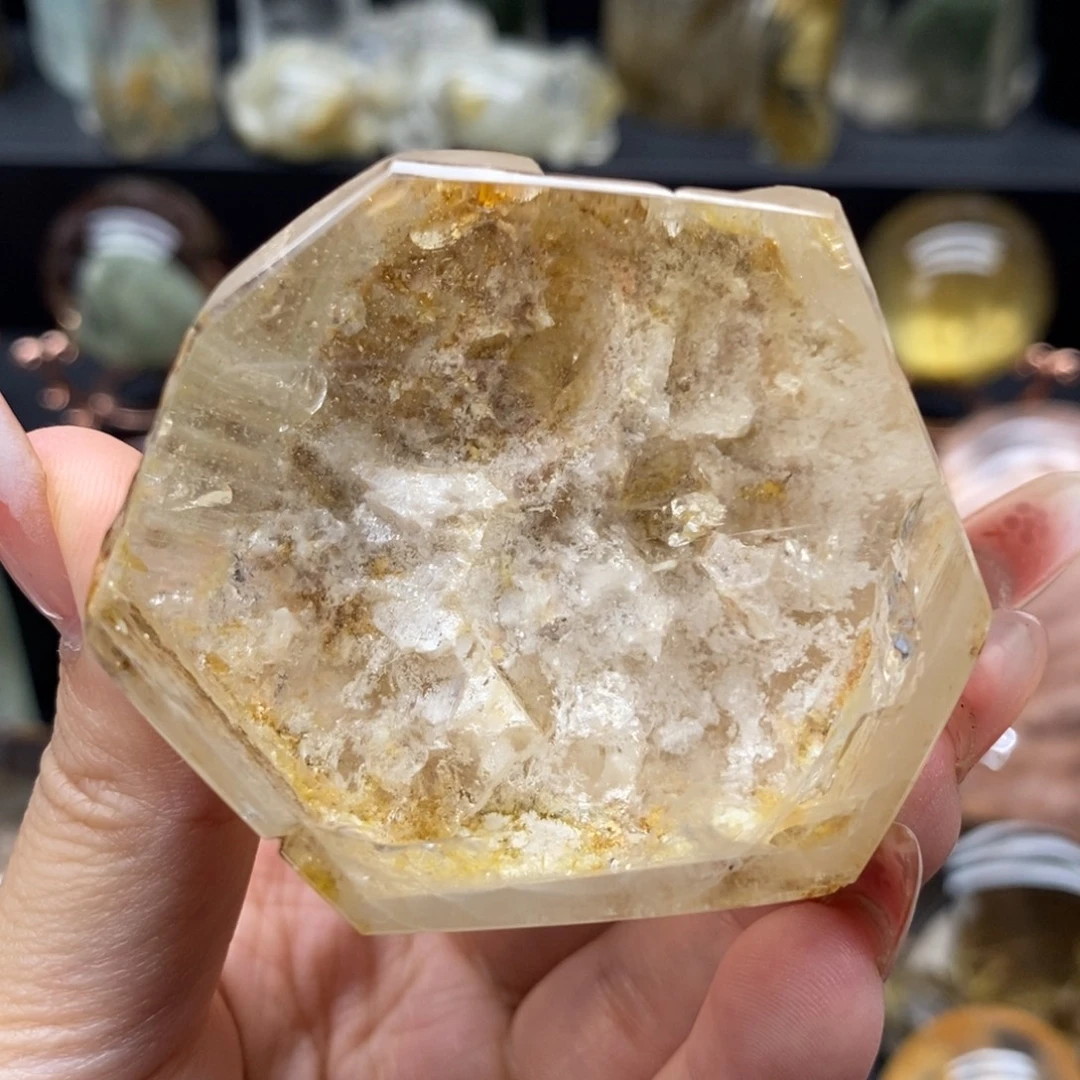 水晶未镶嵌珠宝半成品