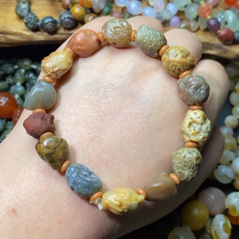 【闪购商品】合金手链玛瑙/玉髓