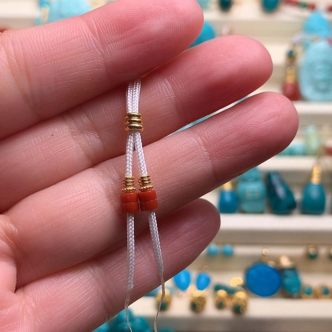 S****南红玛瑙18K金镶嵌配饰