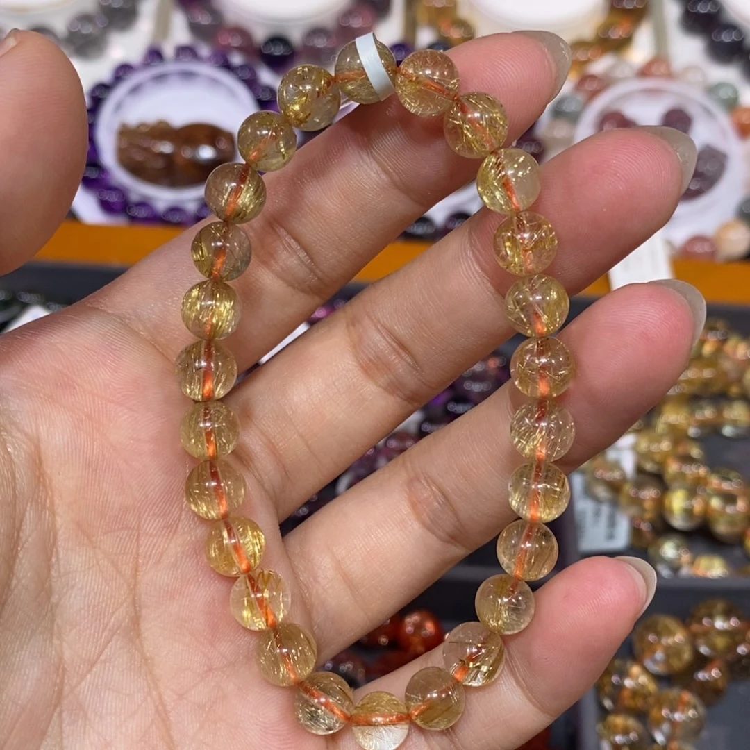 水晶手链未镶嵌发晶7m