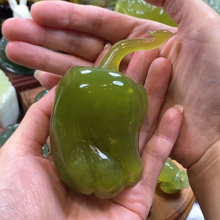 未镶嵌蛇纹石玉手把