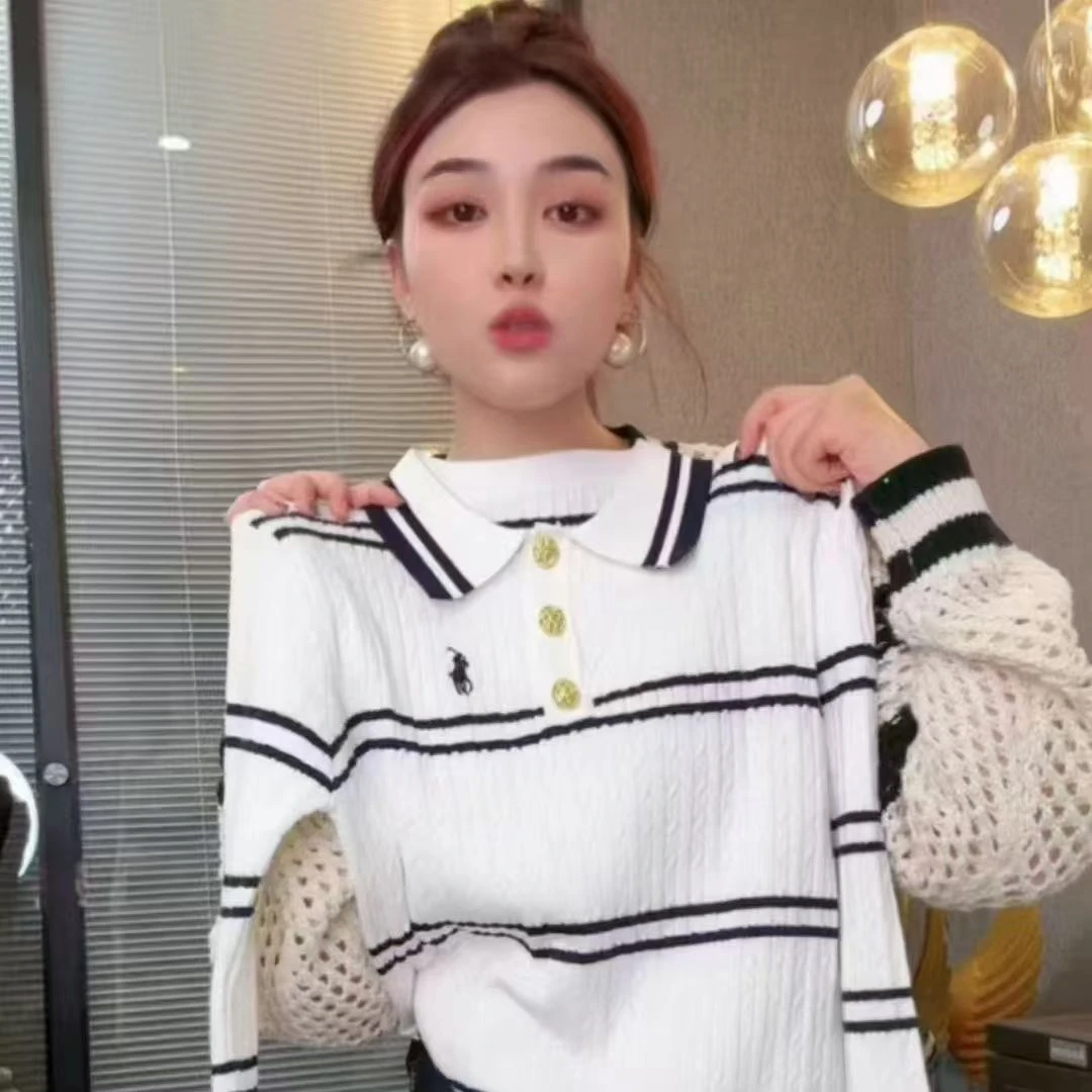 白色洋气小衫2025针织衫小个子新款修身长袖新款时尚洋气百搭毛衣
