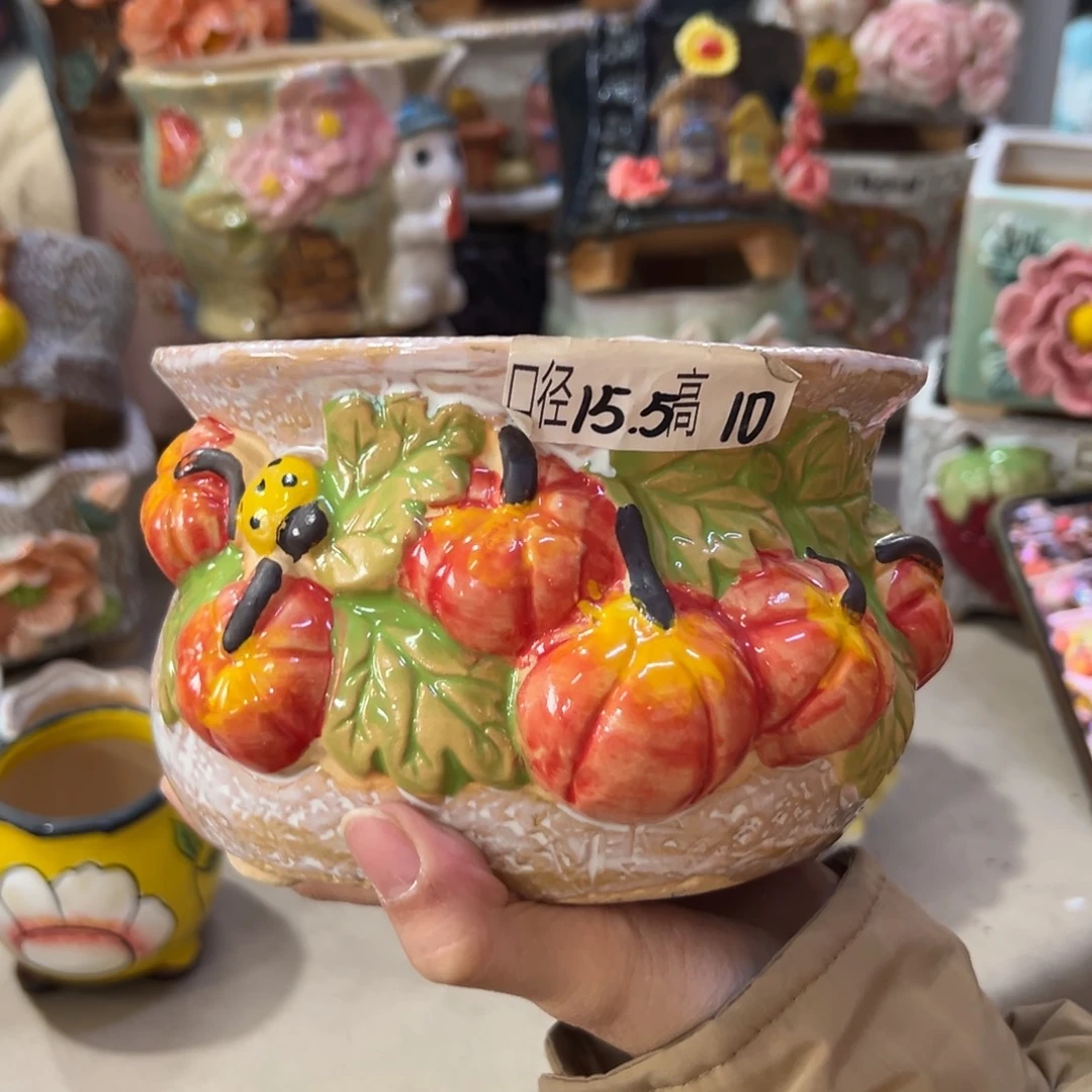 多肉花盆满20发货，爱退款拉黑