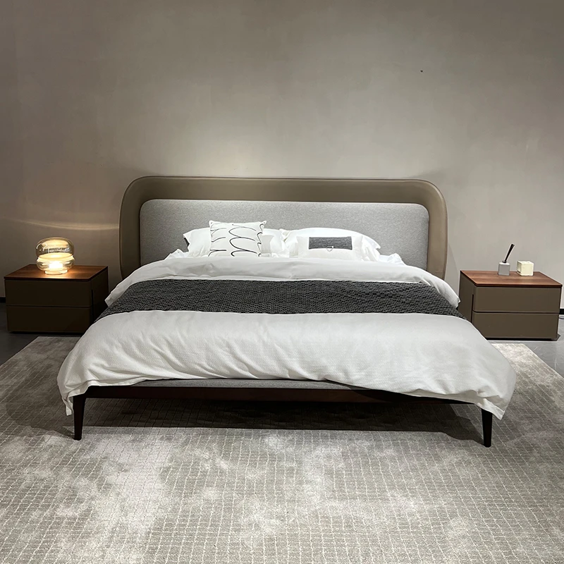 【Stead Bed床】轻奢新中式简约北欧别墅大床极简意式