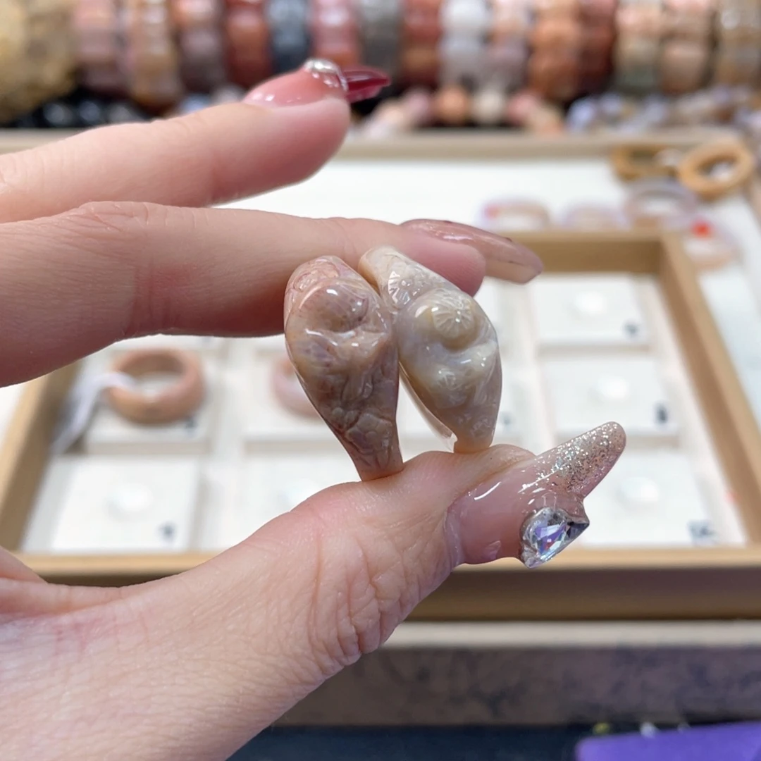 硅化珊瑚（珊瑚玉）手链未镶嵌祥*830