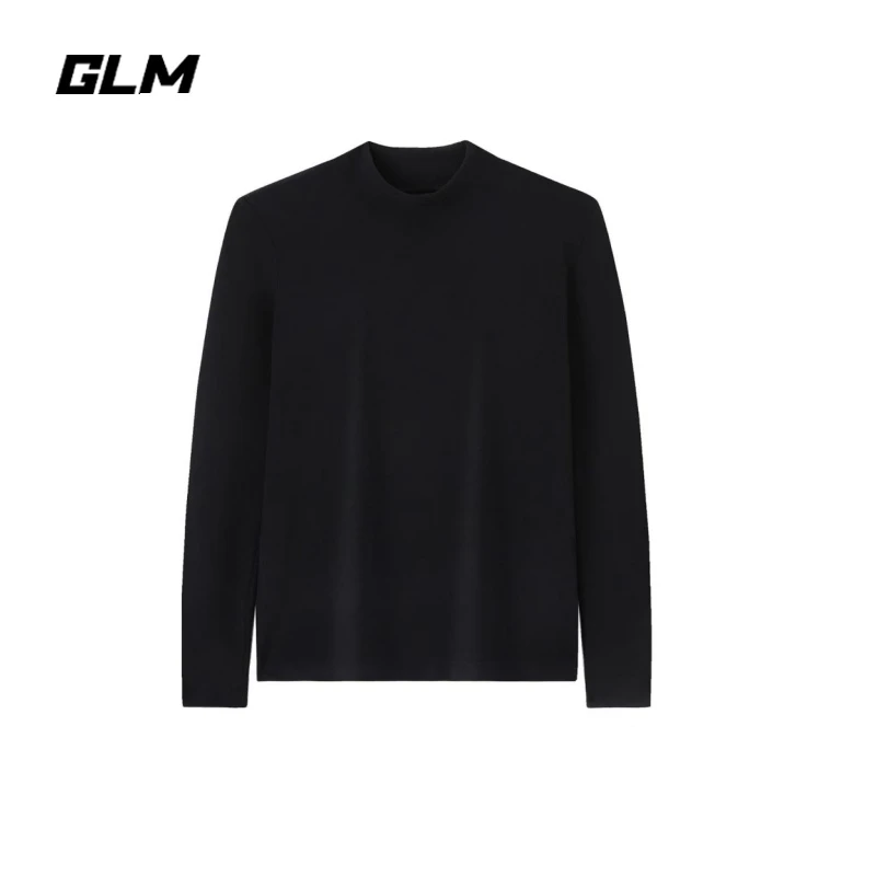 GLM2025秋冬加厚女款中领打底衫软糯舒适纯色