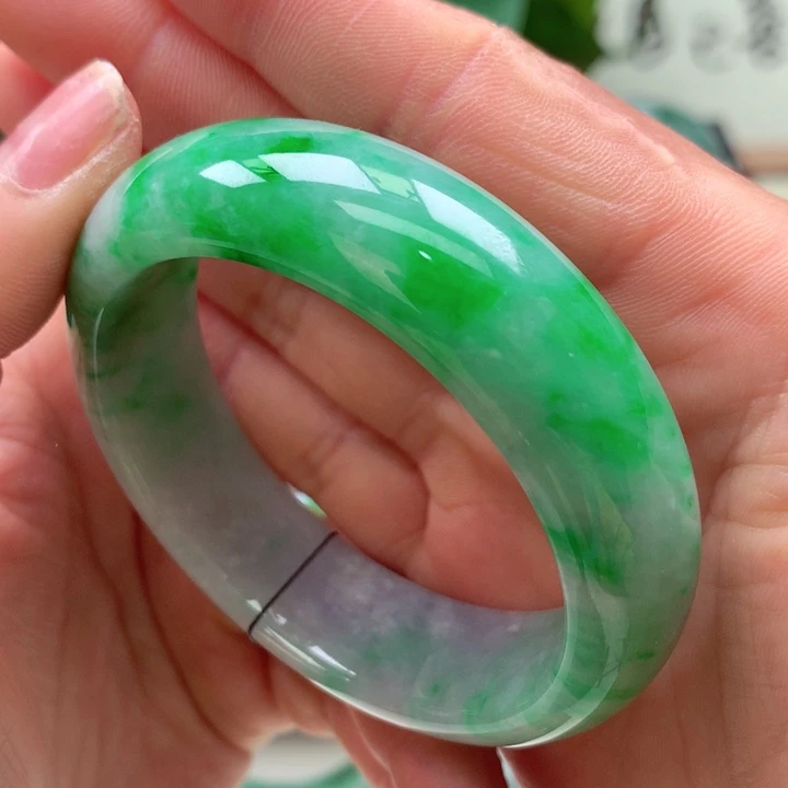 翡翠未镶嵌手镯天然翡翠手镯