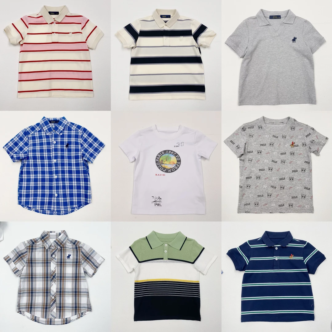【清仓】夏季中大童款断码清理休闲酷帅多种风格选择POLO和衬衫