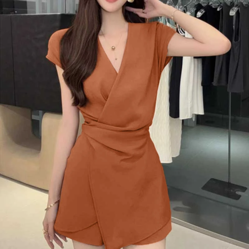 【两件套】2025夏季搭配一整套时尚炸街减龄收腰两件套装女D0779