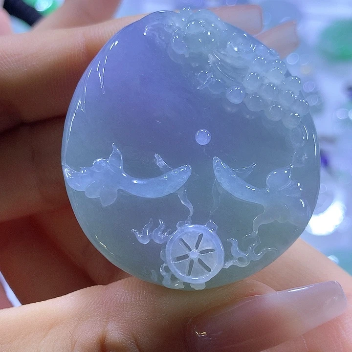 翡翠未镶嵌颈饰天然翡翠A货吊坠