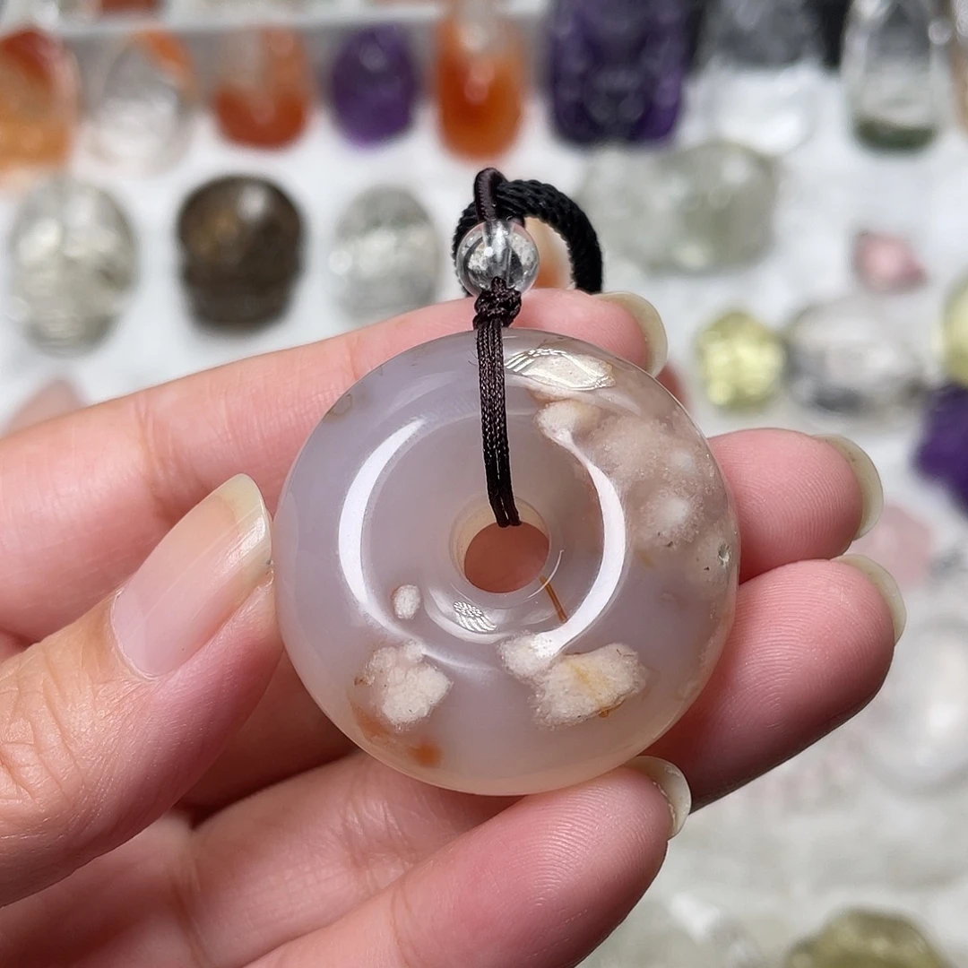 水晶颈饰未镶嵌面包扣