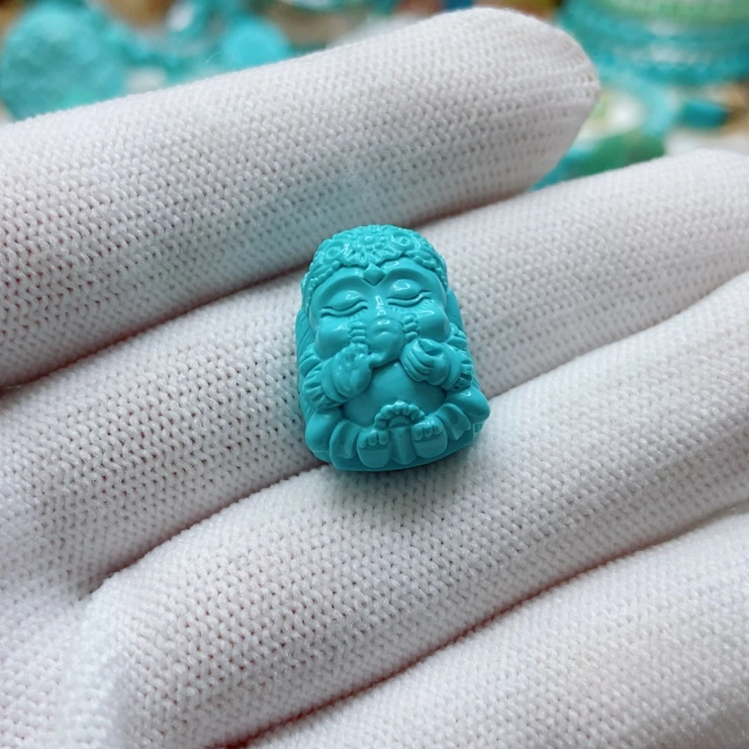 未镶嵌绿松石象神
