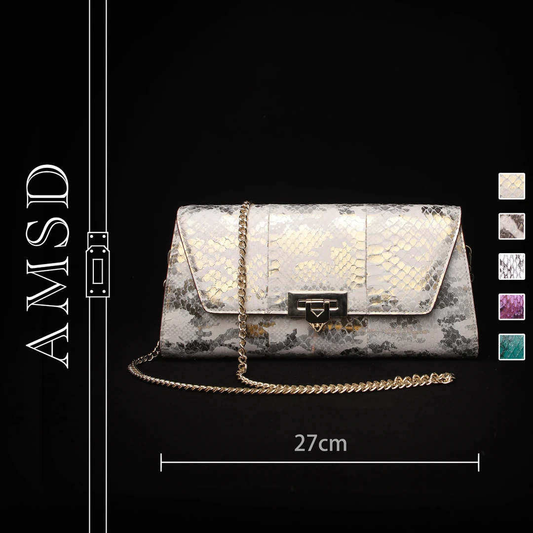 AMSD高奢蟒蛇皮女包高端女包A01-3513S