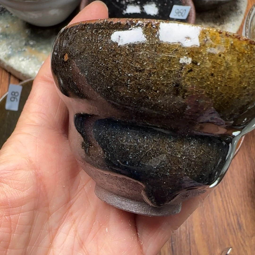 柴烧建盏茶盏茶杯114