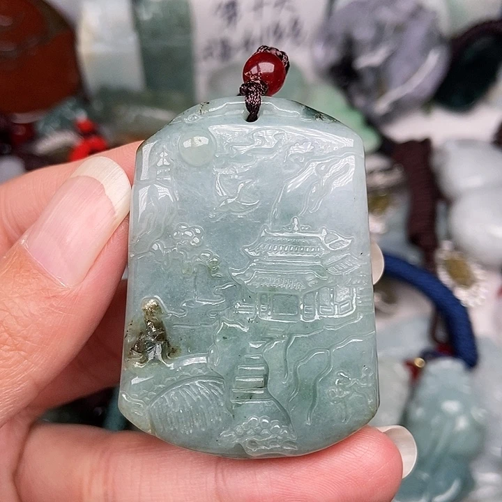 颈饰未镶嵌翡翠翡翠
