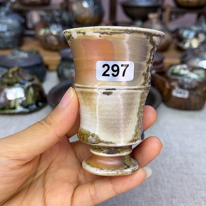 裸柴烧陶瓷手工茶器