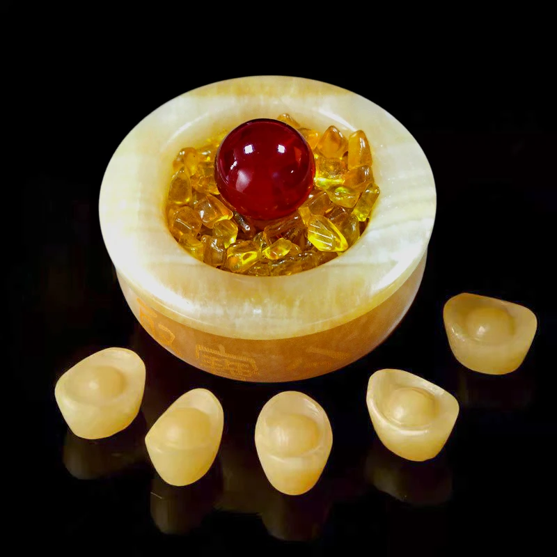 招财聚宝盆桌面摆件摆件