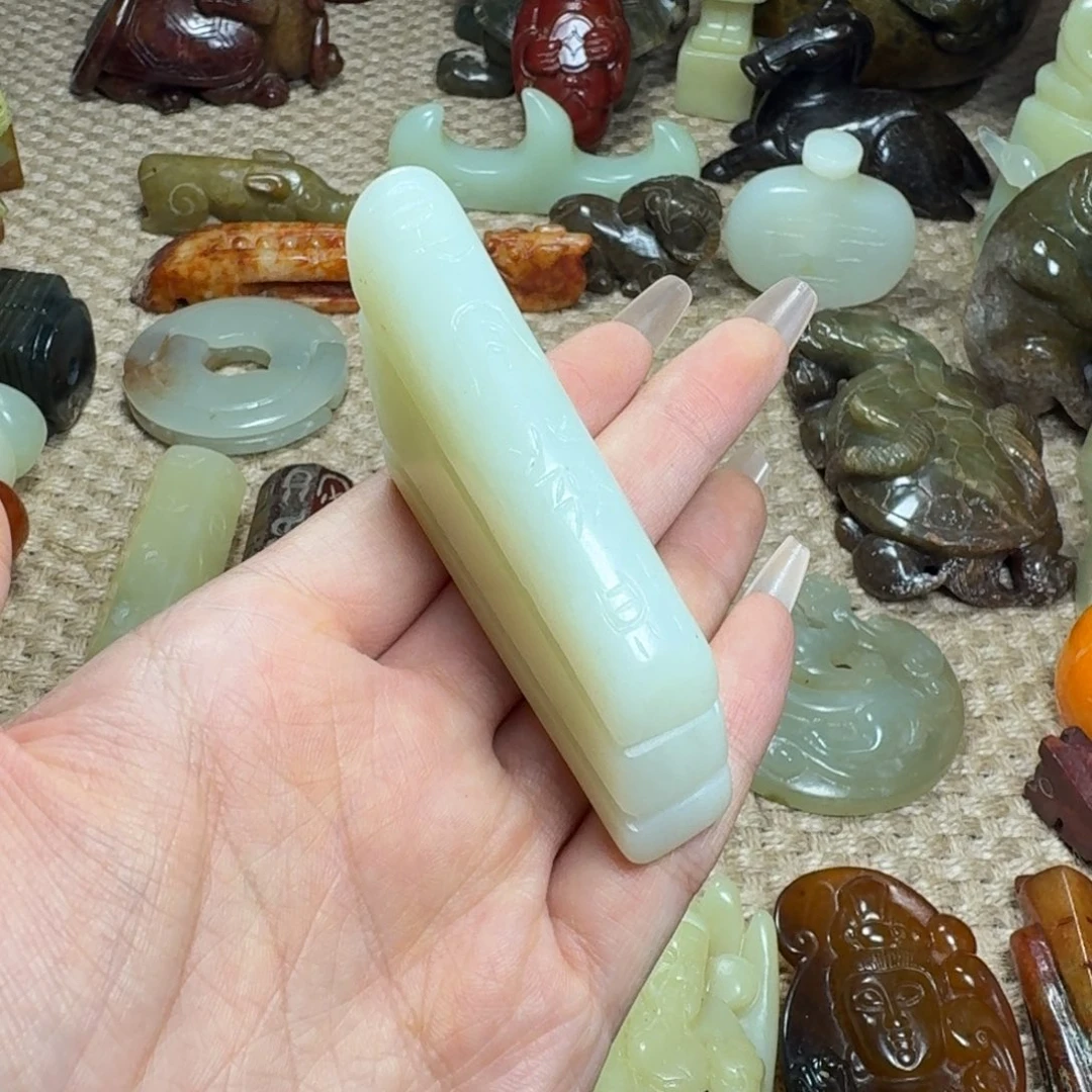 白玉菩提吊坠挂件