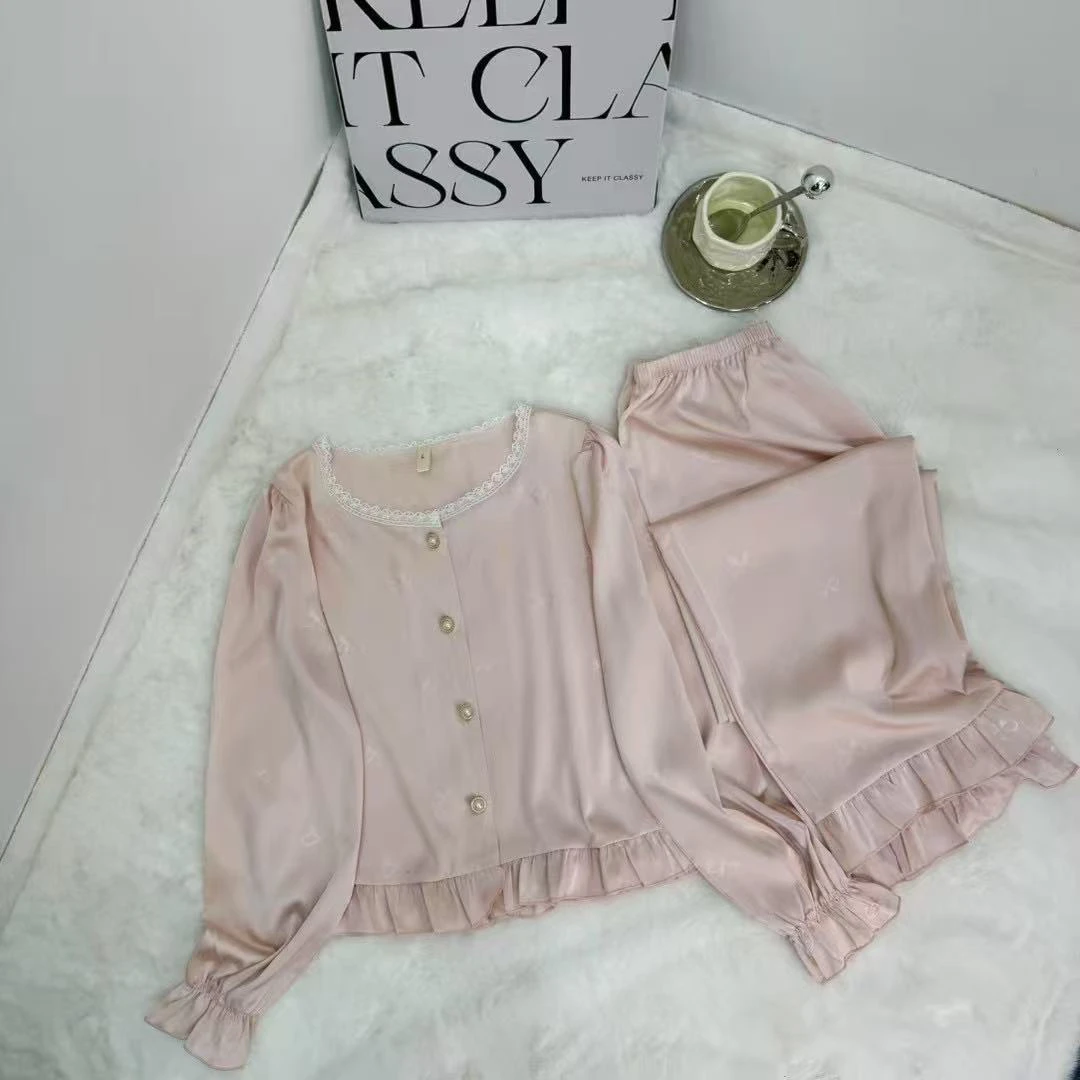 孤品【631-699】龙龙轻奢睡衣家居服套装时尚网红睡衣女