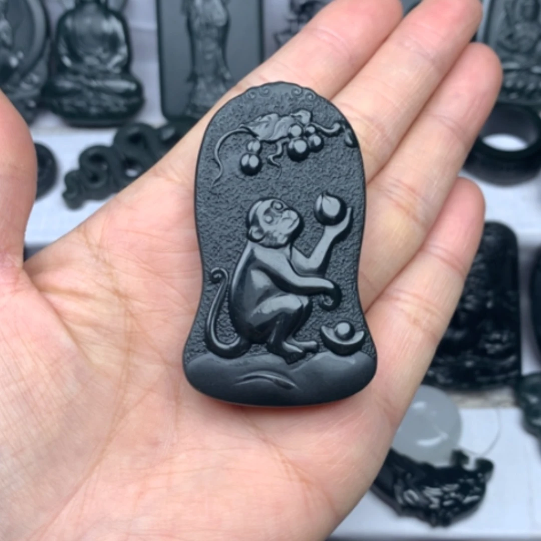 【闪购商品】和田玉颈饰未镶嵌双面雕刻