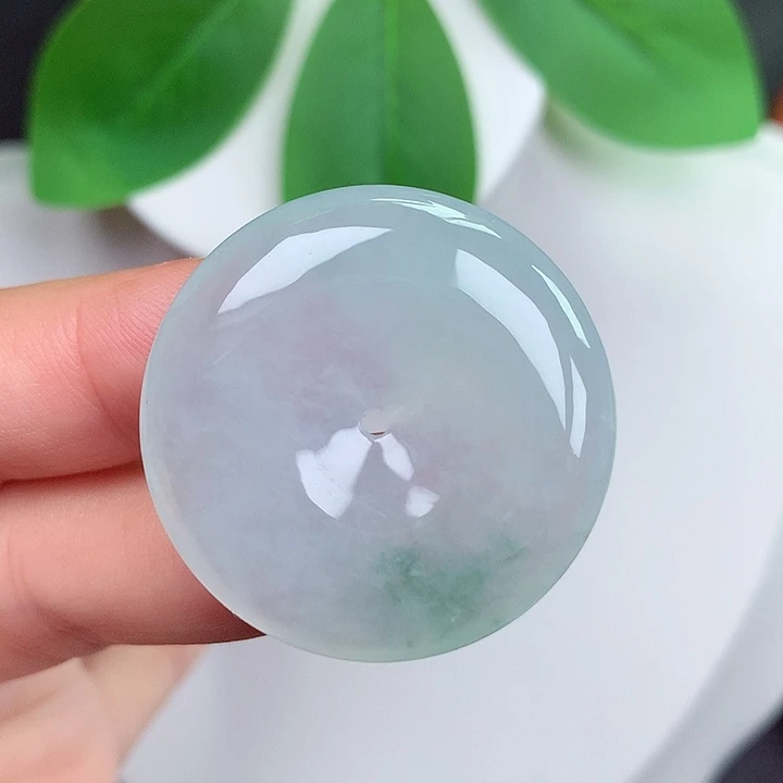 颈饰未镶嵌翡翠平安扣 31.2x5.9mm