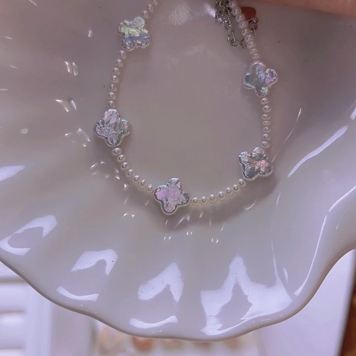 淡水珍珠手绳合金