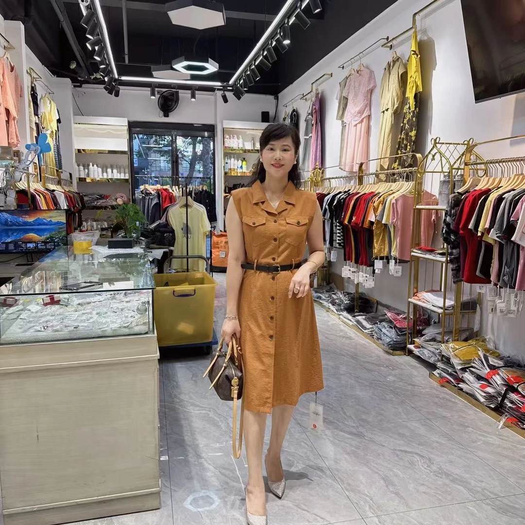 17-8888连衣裙100长