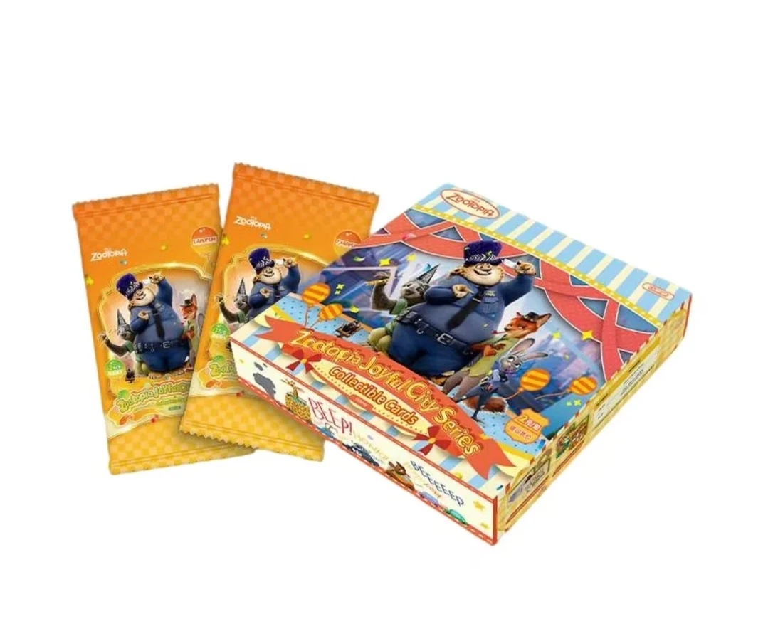 【大胃王】疯狂动物城 集卡社欢乐城市收藏卡牌