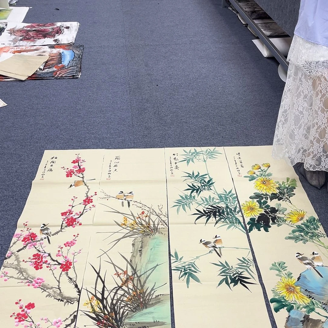 国画作品小姐姐放漏…