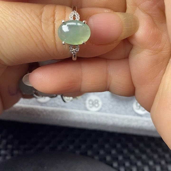 未镶嵌戒指翡翠婵*缅甸