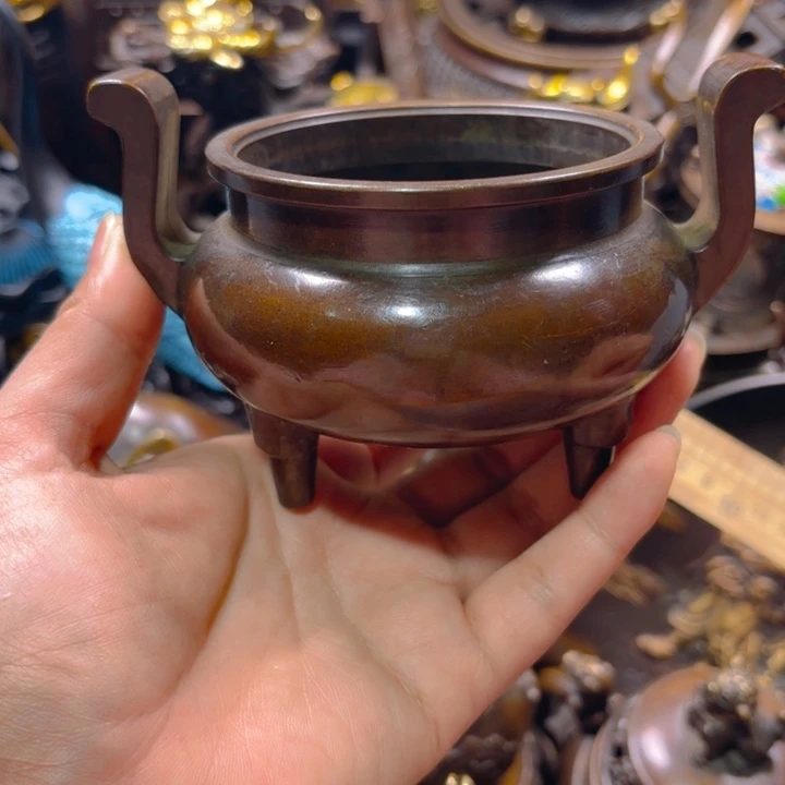 铜器摆件收收藏藏