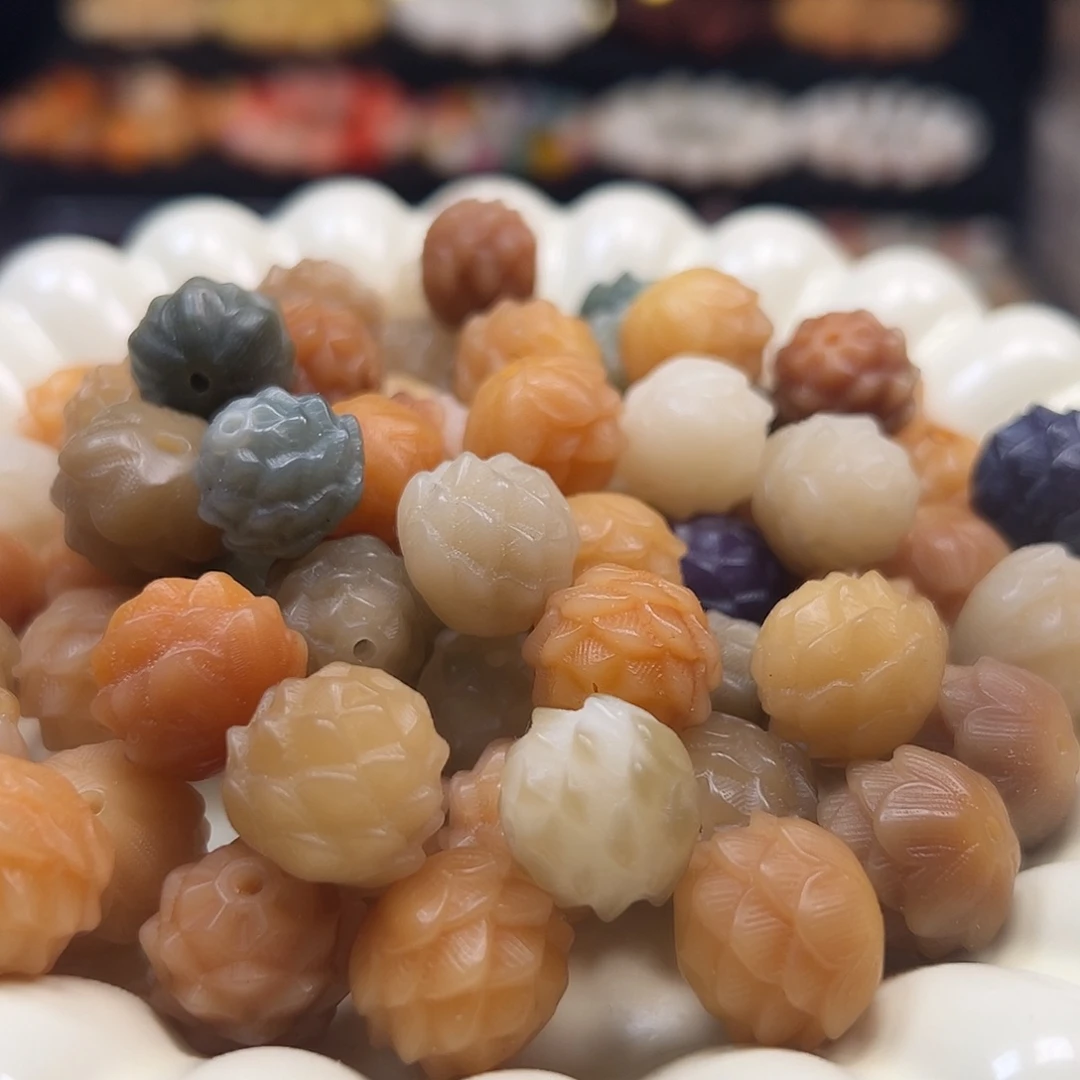 手串菩提根/象牙果卡15多宝莲花15颗