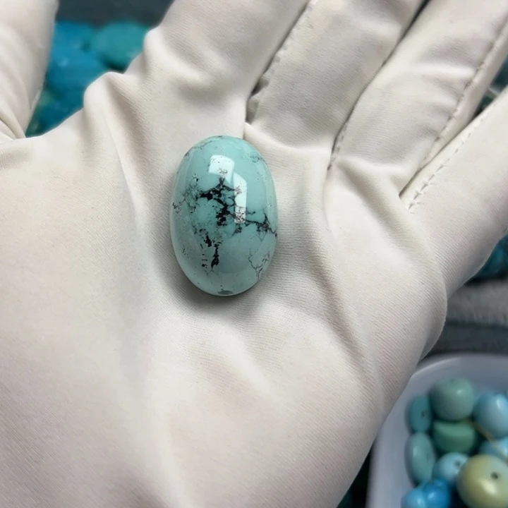 绿松石未镶嵌原矿保真