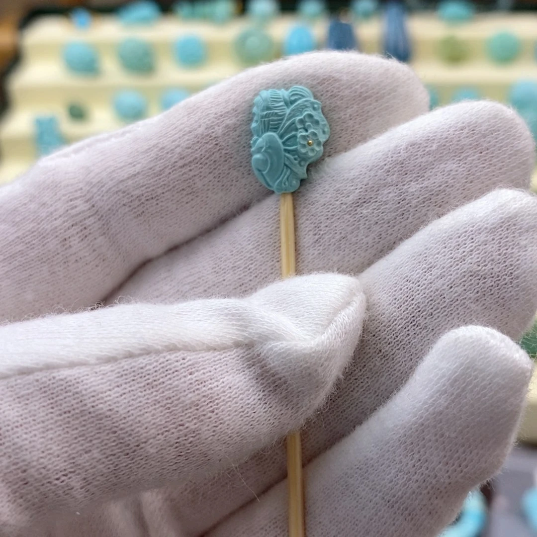 绿松石珠宝奇石未镶嵌