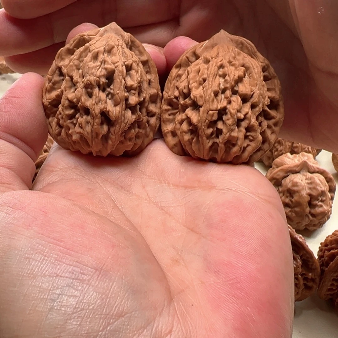 吊坠文玩核桃麦穗虎头全品42