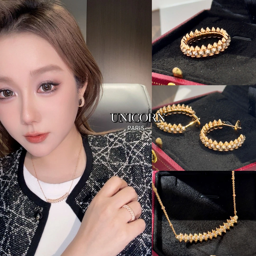 镀k金clash精工cnc灵动耳环/项链JS0854-1/ES1431-1/JZ0230