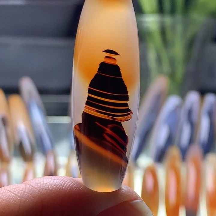 未镶嵌颈饰玛瑙/玉髓40有瑕