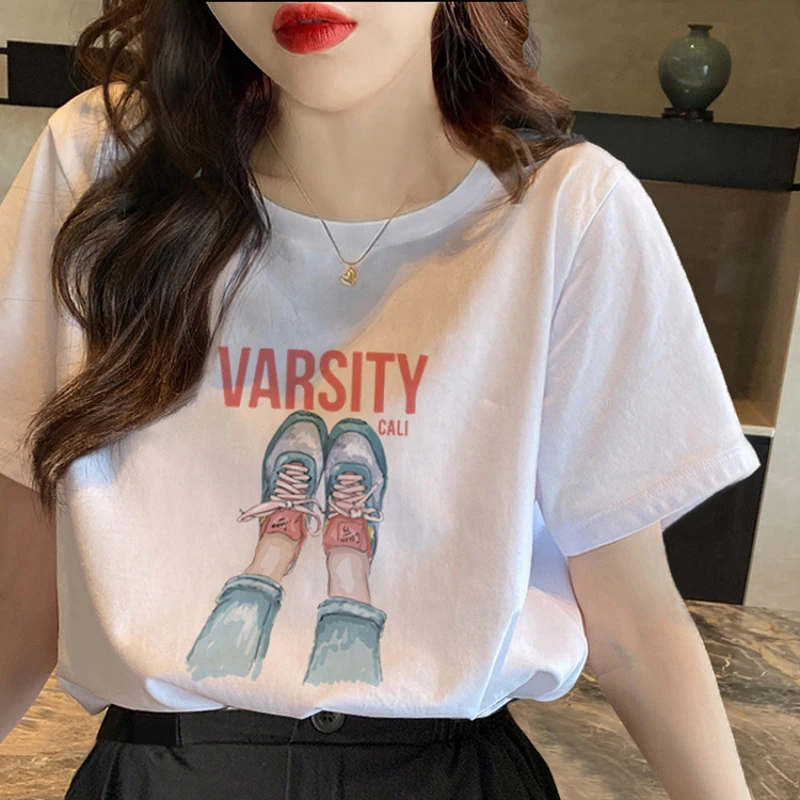 商场同款新款2025夏季休闲时尚百搭韩版宽松短袖t恤上衣潮女