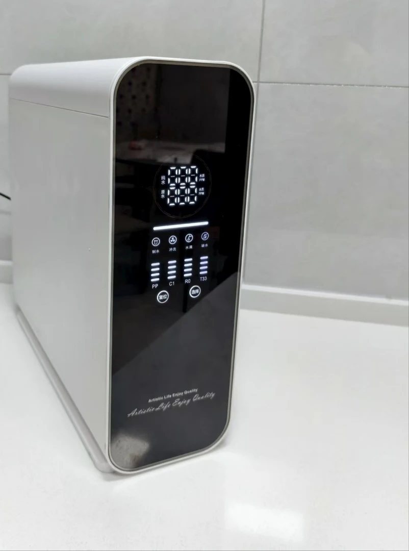 DIY厨下反渗透净水器配件散装，带纯水原水TDS显示，带滤芯更换提醒