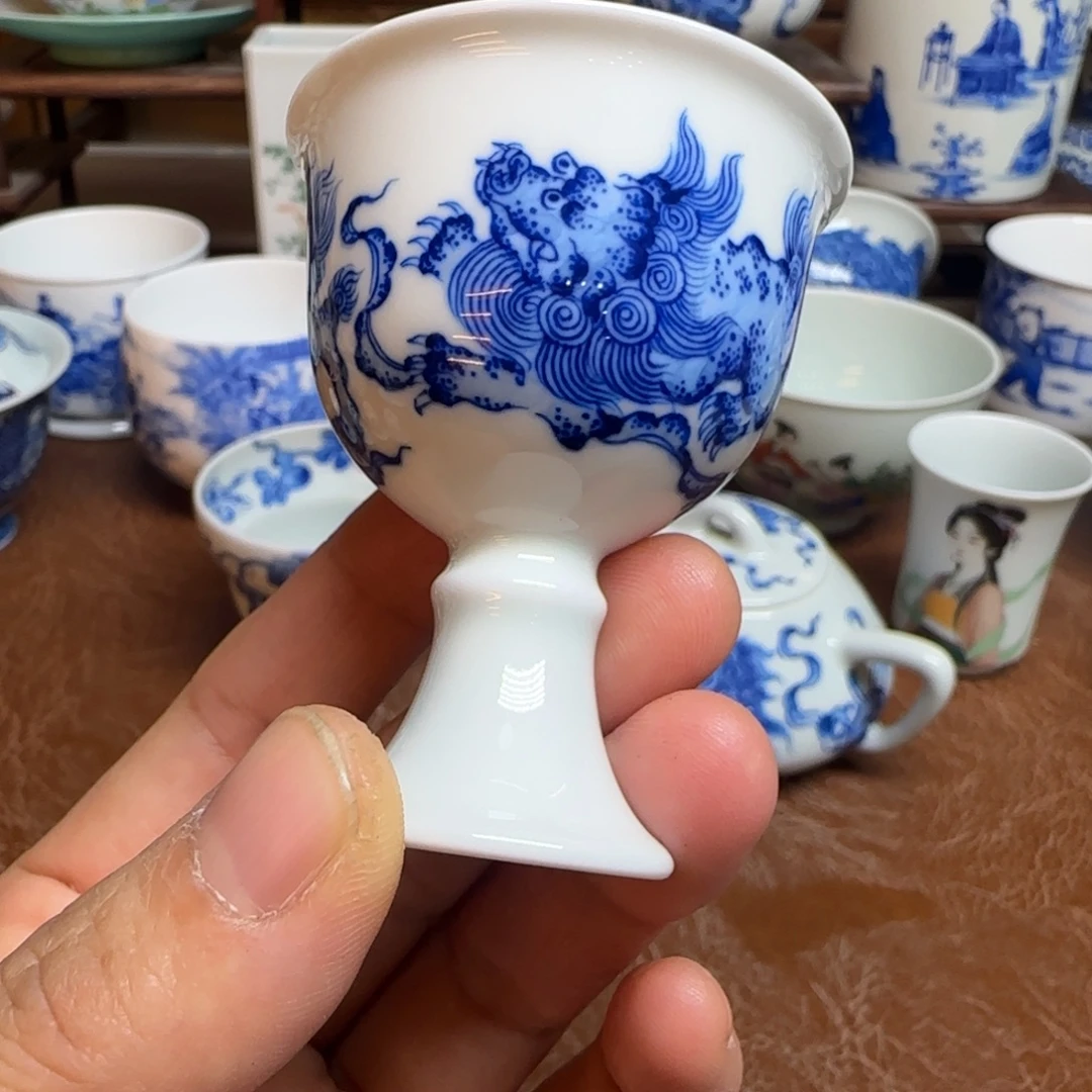 陶摆件今天晚上的月亮很圆