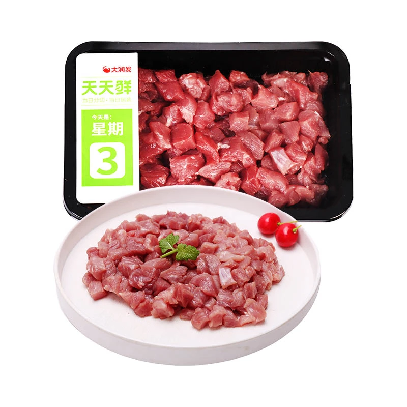 天天鲜精选猪肉丁200g/盒