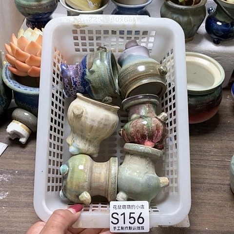 紫砂花盆156瑕疵品口径4厘米预谋