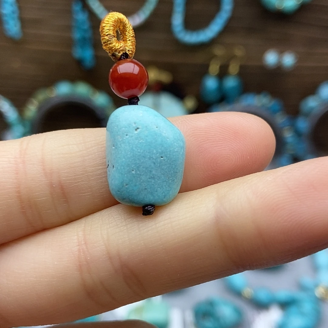 南红玛瑙未镶嵌蓝随行